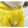 Áo mưa chó 4 chân có mũ trong suốt, D‑ring, thoáng khí cho chó nhỏ, trung bình 8