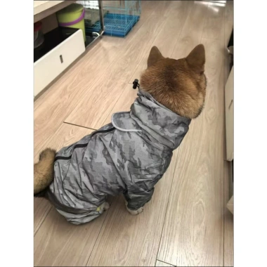 Áo Mưa Chó Lớn Phản Quang 4 Chân Chống Thấm, Dành Cho Golden Retriever, Labrador 5-37kg - Giá Ưu Đãi 495,469 VNĐ 5