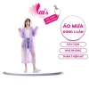 Áo Mưa Dùng Một Lần Dày Dặn EVA Cho Người Lớn Di Động, Chống Mưa, Du Lịch