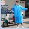 Áo Mưa EVA Dày Chống Thấm Nước cho Người Lớn & Trẻ Em – Thiết Kế Du Lịch Đường Dài, Tái Sử Dụng