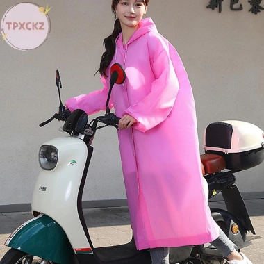 Áo Mưa EVA Dày Chống Thấm Nước cho Người Lớn & Trẻ Em – Thiết Kế Du Lịch Đường Dài, Tái Sử Dụng