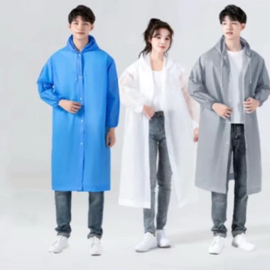 Áo mưa EVA Tân Hưng Phong chống mưa gió nhẹ bền, freesize, gấp gọn, giá 69.000₫