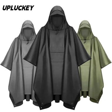 Áo mưa poncho UPLUCKEY chống nước đa dụng, thích hợp đi bộ và du lịch, giảm giá tới 22% - giá 200.556₫