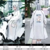 Áo Mưa Thời Trang Nam Nữ Nhiều Màu Chống Thấm, Nón Tháo Rời, Khóa Kéo, Logo Dễ Thương 4