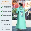 Áo Mưa Thời Trang Nam Nữ Nhiều Màu Chống Thấm, Nón Tháo Rời, Khóa Kéo, Logo Dễ Thương 5