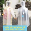Áo mưa trẻ em cao cấp có mũ EVA an toàn, màu dễ thương - Giảm còn 99.000đ