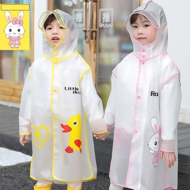 Áo mưa trẻ em cao cấp có mũ EVA an toàn, màu dễ thương - Giảm còn 99.000đ 4
