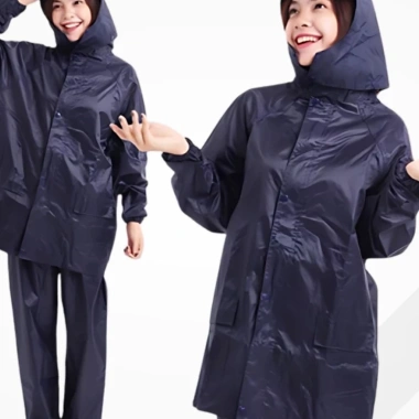 Áo Mưa Vải Dù Phản Quang Chống Nước và Gió Siêu Bền, Size 45‑95kg Giá 99.000₫