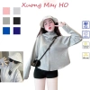 Áo nắng nữ ngắn cánh dơi, croptop xòe, vành mũ rộng cứng, chất umi dày mát, chống UV - Xưởng HỒ 85k