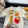 Áo ngắn tay cotton LeTong 2.025 kiểu búp bê 3D mỏng cho bé trai và bé gái - Giá ưu đãi 169.830đ 4