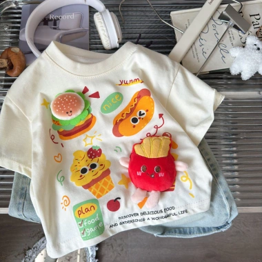 Áo ngắn tay cotton LeTong 2.025 kiểu búp bê 3D mỏng cho bé trai và bé gái - Giá ưu đãi 169.830đ