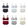 Áo Ngực Dây Đeo & Quần Lót Ren Hoa Cotton - Mềm Mại, Gợi Cảm, Thích Hợp Cho Ngày Thường 5