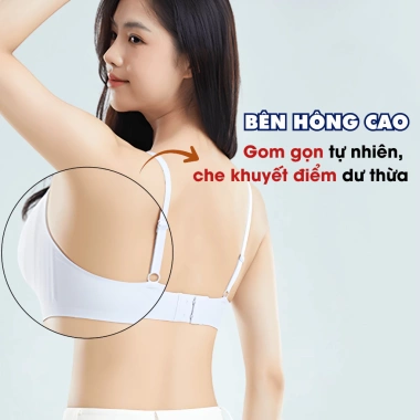 Áo Ngực Đúc Su Gom Quả Ngăn Chảy Xệ, Thoáng Khí Tàng Hình AMYBRA A03 - Giá 124k 3