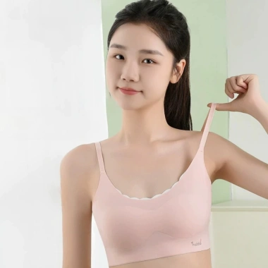 Áo ngực học sinh chất su không đường, áo lót bé gái mút mỏng phong cách nhẹ nhàng AMYBRA B7.133 - Giá chỉ 79.000 VND 2