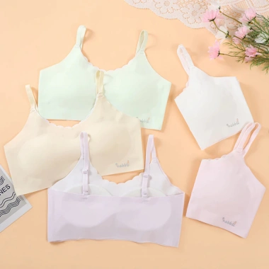 Áo ngực học sinh chất su không đường, áo lót bé gái mút mỏng phong cách nhẹ nhàng AMYBRA B7.133 - Giá chỉ 79.000 VND 4