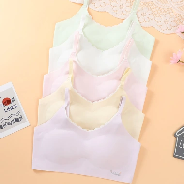 Áo ngực học sinh chất su không đường, áo lót bé gái mút mỏng phong cách nhẹ nhàng AMYBRA B7.133 - Giá chỉ 79.000 VND 5