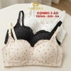 Áo Ngực Học Sinh Nữ Mút Mỏng Mềm - Set Lót Cotton Hoa Nhí Dễ Thương AMYBRA A739 248k 10
