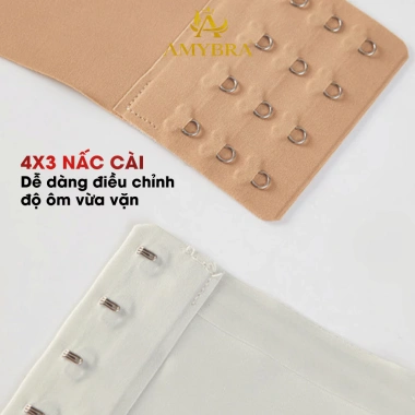 Áo Ngực Không Dây Đúc Su Chống Tuột, Tàng Hình Mềm Mịn, Siêu Mỏng AMYBRA A2.382