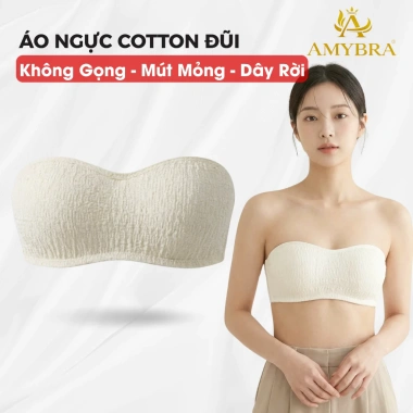 Áo Ngực Không Dây Ngang Chống Tuột, 3 Nác Cài Tùy Chỉnh AMYBRA A630 - 85.000₫