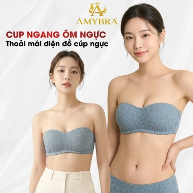 Áo Ngực Không Dây Ngang Chống Tuột, 3 Nác Cài Tùy Chỉnh AMYBRA A630 - 85.000₫