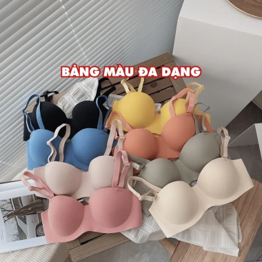 Áo Ngực Không Gọng Mút Bàn Tay Nâng Ngực AMYBRA A820 Đúc Su Quai 3 Nấc Cài Tiện Lợi