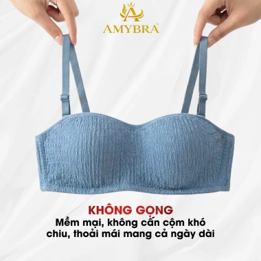 Áo ngực không gọng mút mềm cúp ngang AMYBRA A630 không dây năng động 85.000₫ 6