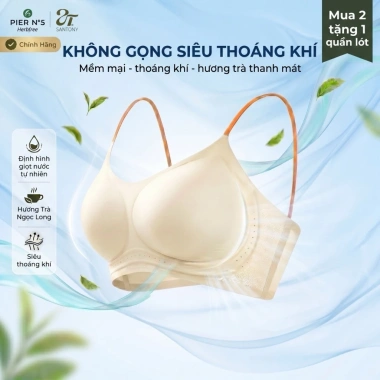 Áo ngực không gọng Santony 5.101 – Nội y siêu mỏng nhẹ hương hoa trà, chỉ 225,398 VND