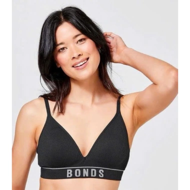 Áo Ngực Nữ BONDS Stretch Rib Không Gọng Không Mút 4 Chiều Thoáng Khí Nâng Nhẹ 250k