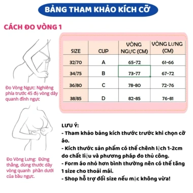 Áo ngực nữ cotton không gọng C032 tôn vòng 1, mềm mại thoáng mát, giá 15.000 2