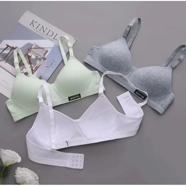 Áo ngực nữ cotton không gọng C032 tôn vòng 1, mềm mại thoáng mát, giá 15.000 4