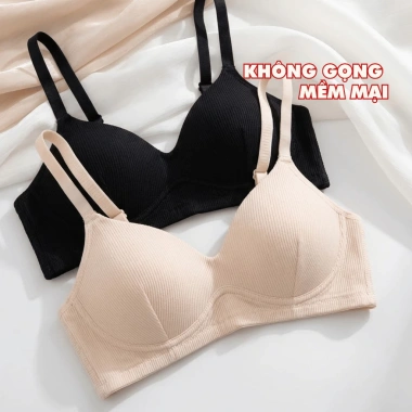 Áo Ngực Nữ Cotton Không Gọng Mềm Mại, Mút Mỏng Ôm Ngực Nhẹ Nhàng AMYBRA A409 - Giá 82.000₫ 2