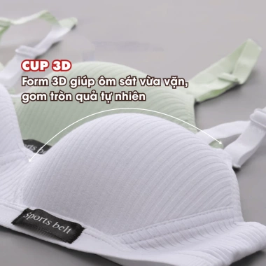Áo Ngực Nữ Cotton Mềm Mịn Thoáng Khí Không Gọng Mút Mỏng Form Ôm AMYBRA A554 76.000 VND 6
