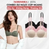 Áo Ngực Nữ Cúp Ngang - Set Lót Không Gọng Đúc Su Thoáng Khí AMYBRA A489 259k
