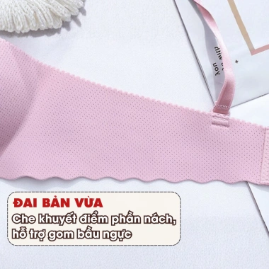 Áo Ngực Nữ Cúp Ngang - Set Lót Không Gọng Đúc Su Thoáng Khí AMYBRA A489 259k