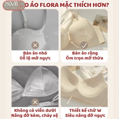 Áo Ngực Nữ Đệm Mỏng 1.5cm SamBra Phom To Không Gọng Nâng Đẩy Tự Nhiên BRA09 2 Áo Ngực Nữ Đệm Mỏng 1.5cm SamBra Phom To Không Gọng Nâng Đẩy Tự Nhiên BRA09 2