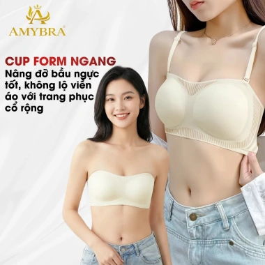 Áo Ngực Nữ Đúc Su Chống Trượt Không Gọng AMYBRA A1.952 – Áo Lót Dây Vai Tháo Rời Giá 143.000 3