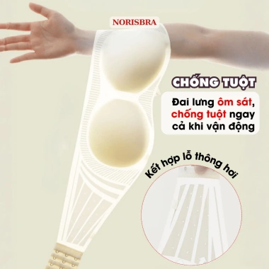 Áo Ngực Nữ Đúc Su Chống Trượt Không Gọng AMYBRA A1.952 – Áo Lót Dây Vai Tháo Rời Giá 143.000 6