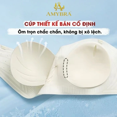 Áo Ngực Nữ Đúc Su Chống Trượt Không Gọng AMYBRA A1.952 – Áo Lót Dây Vai Tháo Rời Giá 143.000 7