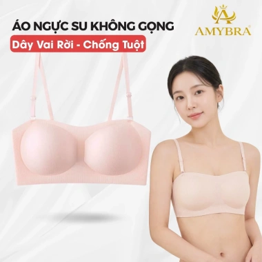 Áo Ngực Nữ Đúc Su Chống Trượt Không Gọng AMYBRA A1.952 – Áo Lót Dây Vai Tháo Rời Giá 143.000 9