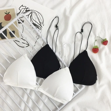 Áo Ngực Nữ FREESHIP - Bra Thun Đẹp Nâng Ngực Phối Viền Chun, Dây Nhỏ Điệu Đà, Giá 45.000 VND