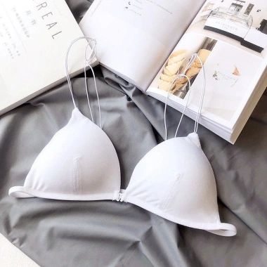 Áo Ngực Nữ FREESHIP - Bra Thun Đẹp Nâng Ngực Phối Viền Chun, Dây Nhỏ Điệu Đà, Giá 45.000 VND