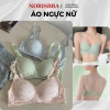 Áo ngực nữ không gọng su mút mỏng mềm họa tiết hoa basic AMYBRA A343 giá 93.000đ
