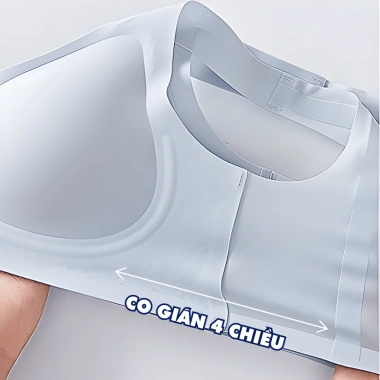 Áo Ngực Nữ Không Gọng Tàng Hình Đúc Su Gom Quả Tự Nhiên AMYBRA A606 Giá 141k 9