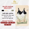 Áo Ngực Nữ Sinh Mút Mỏng Kitty Dễ Thương Không Gọng Cotton AMYBRA A224 Giá 87k 2
