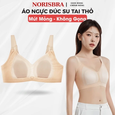 Áo Ngực Nữ Su Không Gọng Mềm Mịn AMYBRA A02 - Mút Tai Thỏ Mỏng Nhẹ, Giá 128k