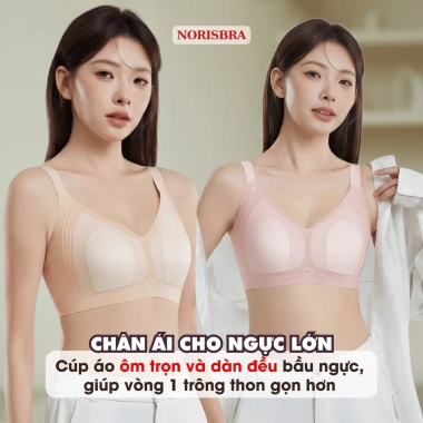 Áo Ngực Nữ Su Không Gọng Mềm Mịn AMYBRA A02 - Mút Tai Thỏ Mỏng Nhẹ, Giá 128k