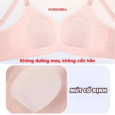 Áo Ngực Nữ Su Không Gọng Mềm Mịn AMYBRA A02 - Mút Tai Thỏ Mỏng Nhẹ, Giá 128k
