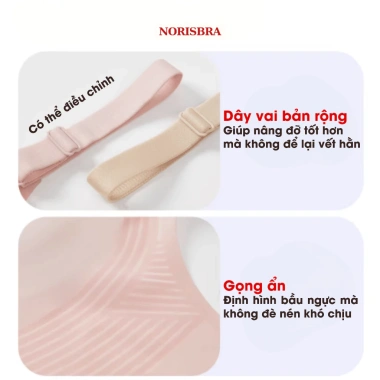Áo Ngực Nữ Su Không Gọng Mềm Mịn AMYBRA A02 - Mút Tai Thỏ Mỏng Nhẹ, Giá 128k