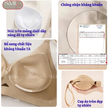 Áo Ngực Nữ Su Mỏng Tàng Hình 4CM Mút Giọt Nước Không Gọng Nâng Đỡ Tốt BRA08 Giá 140k 7 Áo Ngực Nữ Su Mỏng Tàng Hình 4CM Mút Giọt Nước Không Gọng Nâng Đỡ Tốt BRA08 Giá 140k 7