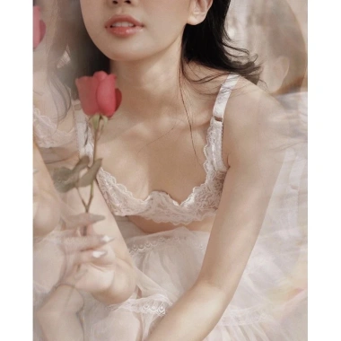 Áo ngực ren iBRA trong suốt xuyên thấu sexy, gọng không đệm mút ren mỏng mềm mại A001 - Giá 149.000 VND 4